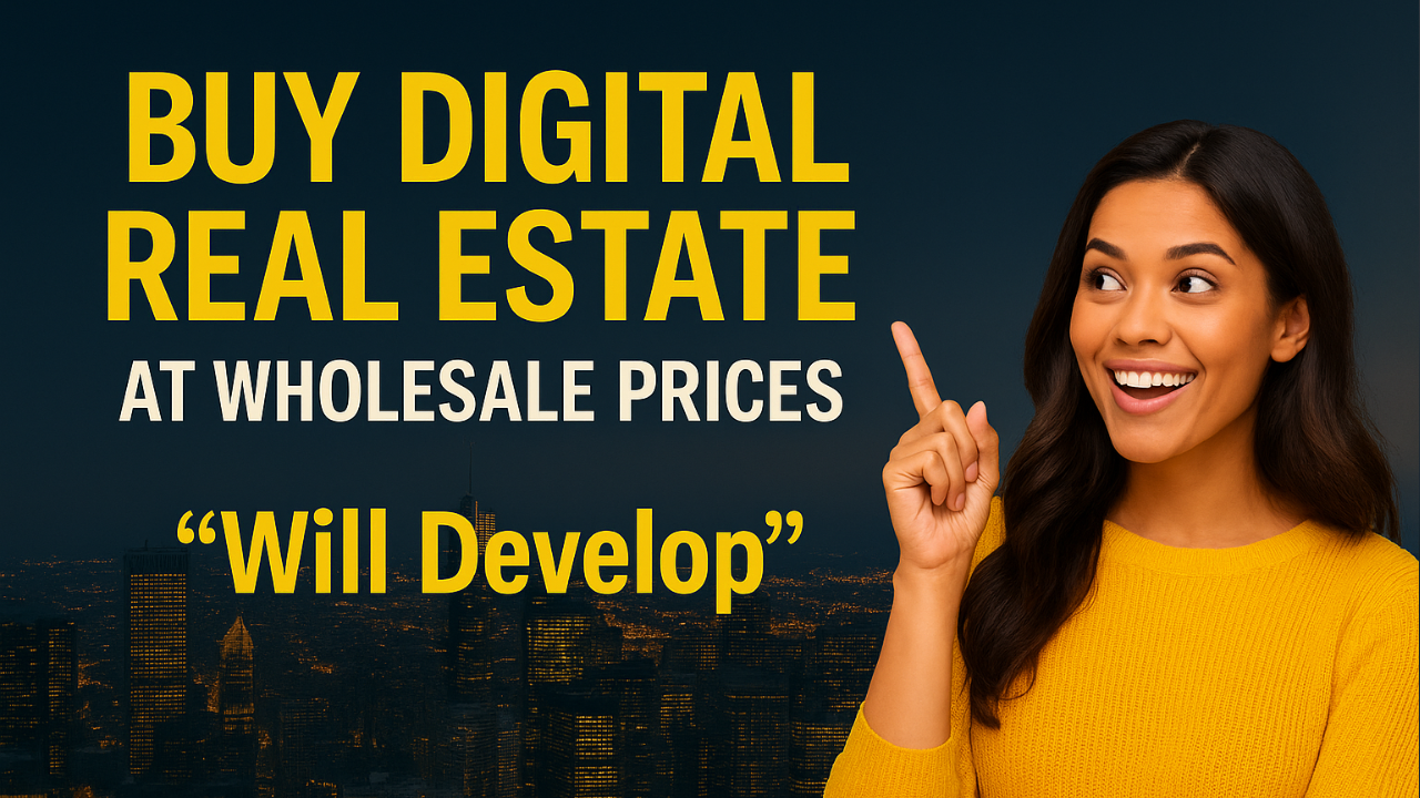Digital Real Estate Game - Domain Investment Simulation